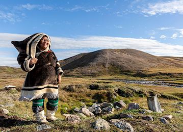Inuit woman in Pond Inlet, Canada
