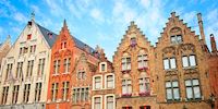 Medieval Buildings & Shops in Bruges