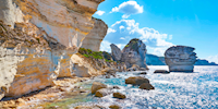 Limestone cliffs in Bonifacio