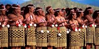 Maori dancers in New Zealand