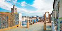 Medina terrace in Tunis