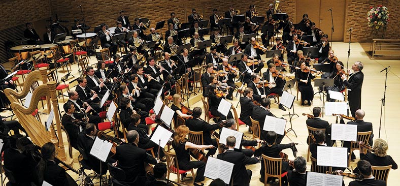 Mariinsky Orchestra performing in St. Petersburg, Russia