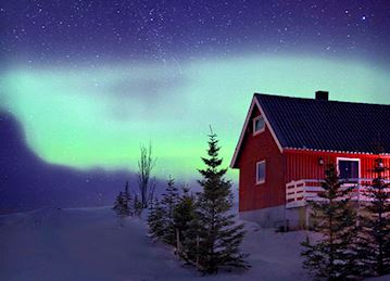 Home by Aurora Borealis in Tromso
