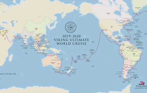 World Cruise Map
